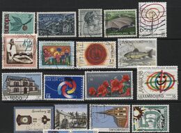 Luxembourg (69) 1965-2001 50 Different Stamps. Used & Unused. - Sammlungen