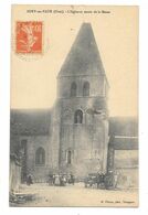 SURY EN VAUX (18) L'église Et Sortie De Messe éditeur PINSON - Other & Unclassified