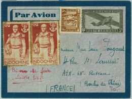 91232 -  INDOCHINE - Postal History - STATIONERY AEROGRAMME  To FRANCE - Lettres & Documents
