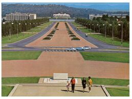 (N 1) Australia -  ACT - ANZAC Parade From Canberra War Memorial (W5) - Canberra (ACT)