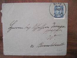 1888 Packet Fahrt Privat Brief Post Cover Deutsches Reich Allemagne DR Poste Privée Friedrichstadt - Correos Privados & Locales