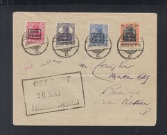 Dt. Reich Besetzung Rumänien 9. Armee Brief 1918 Nach Bukarest - Lettres 1ère Guerre Mondiale