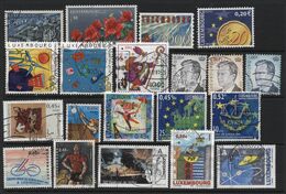 Luxembourg (70) 1969-2004 50 Different Stamps. Used & Unused. - Verzamelingen