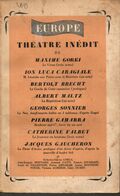 Revue Mensuelle De Théâtre -  Europe  N: 114.115 Juin 1955 - La Pleiade