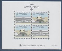 Madère - Portugal Bloc Neuf Europa 90 N°BF11 "Porto Da Cruz - Zarco" Composé De 4 Timbres - 1990