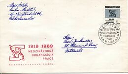 TCHECOSLOVAQUIE. N°1700 De 1969 Sur Enveloppe 1er Jour Ayant Circulé. OIT. - ILO