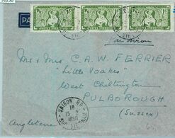 91250 -  INDOCHINE - Postal History - AIRMAIL  COVER  To  ENGLAND  1950 - Lettres & Documents