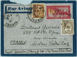 91253 -  INDOCHINE - Postal History - STATIONERY AEROGRAMME  To FRANCE 1940 - Lettres & Documents