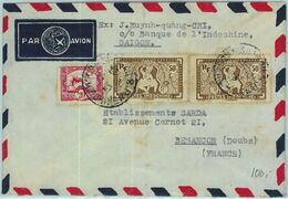 91257 -  INDOCHINE - Postal History - AIRMAIL  COVER  To FRANCE 1937 - Lettres & Documents