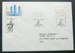 Finland 1993 ATM Bird (Frama Label Stamp FDC) *addressed *special Cancellations - Brieven En Documenten