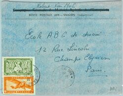 91260 -  INDOCHINE - Postal History -  COVER  To FRANCE 1950 - Lettres & Documents