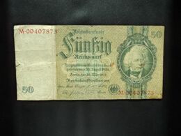 ALLEMAGNE * : 50 REICHSMARK   30.3.1933    CA 175d, **/ P 182b      B+ - 50 Reichsmark