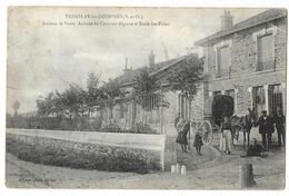 Cpa: 93 TREMBLAY LES GONESSES (ar. Le Raincy) Poste, Arrivée Du Courrier Mignon Et Ecole Des Filles. Ed. Mignon (rare) - Tremblay En France