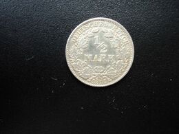 ALLEMAGNE * :  1/2 MARK   1912 D     KM 17     SUP - 1/2 Mark