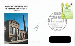 SPAIN. POSTMARK MUSEUM OF SCIENCE AND TECHNIQUE OF CATALUÑA. TARRASA. 2020 - Altri & Non Classificati