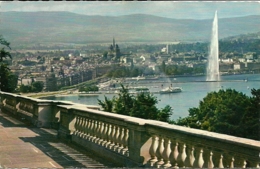 Geneve - LaRade Et La Ville Depuis Cologny - Cologny