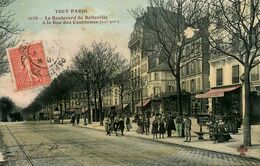 Tout Paris 20ème * N°1078 * Le Boulevard De Belleville à La Rue Des Couronnes - District 20