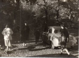 Photo Dauphine Avec Famille Format 11/8 - Automobile