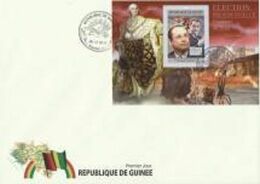 Guinea 2011, French President , French Revolution, Napoleon, BF IMPERFORATED In FDC - Napoleon