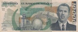 (B0078) MEXICO, 1989. 10000 Pesos. P-90c. VF - Mexico