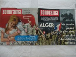 SONORAMA (Magazine Sonore De L'actualité : N°16 Février 1960: De Gaulle - Brigitte Bardot Maman - Sommaire 2ème Scans. - Andere