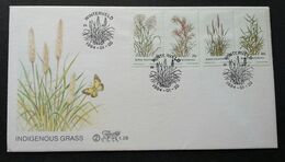 Bophuthatswana Indigenous Grass 1984 Flower Flora Plant Butterfly Insect Flowers Butterflies (FDC) - Bophuthatswana