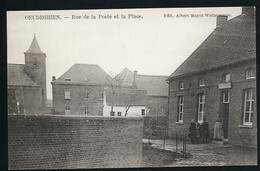 AK/CP Oeudeghien  Rue De La Poste Et La Place  Frasnes Lez Anvaing  Ungel/uncirc  Ca.1915  Erhaltung/Cond. 1-  Nr. 00933 - Frasnes-lez-Anvaing