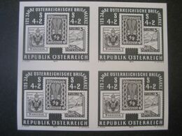 Österreich 1975- Schwarzdruck Blackproof 125 Jahre Österreichische Briefmarke  Mi.Nr. Gedenkblatt 6 - Abarten & Kuriositäten