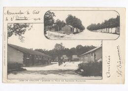 51/CPA 1900 - Camp De Chalons - Quartier Du Train - Camp De Châlons - Mourmelon