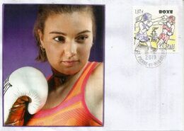 La Boxe Féminine à Saint-Pierre & Miquelon, Lettre De Saint-Pierre - Storia Postale