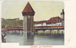 SUISSE,HELVETIA,SWISS,SWITZERLAND,SVIZZERA,SCHWEIZ ,LUZERN,LUCERNE,IL Y A 100 ANS,CARTE ANCIENNE - Lucerne