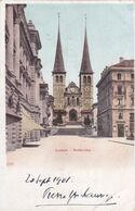 SUISSE,HELVETIA,SWISS,SWITZERLAND,SVIZZERA,SCHWEIZ ,LUZERN,LUCERNE,1901,CARTE ANCIENNE - Luzern