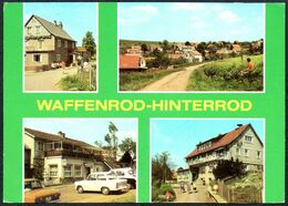 E0262 - Waffenrod Hinterrod Gaststätte Auegrund HO Gaststätte Park Cafe Bergfrieden - Bild Und Heimat Reichenbach - Hildburghausen