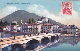 SUISSE,SWISS,SWITZERLAND,SCHWEIZ,SVIZZERA,lago Di Lugano ,entre Suisse Et Italie,TIMBRE 1912 - Lugano