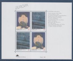 Açores - Portugal Bloc Neuf Europa 93 N°BF13 "Antonio Dacosta" Composé De 4 Timbres - 1993