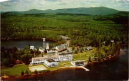 New York Addirondacks Aerial View Saranac Inn 1957 - Adirondack