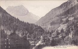 SUISSE,HELVETIA,SWISS,SWITZERLAND,SCWEIZ,SVIZZERA,VALAIS,FINHAUT,CHATELARD,1900,VILLAGE,BOIS,HOTEL - Finhaut