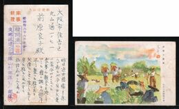 JAPAN WWII Military Japanese Soldier Plantation Picture Postcard China WW2 MANCHURIA CHINE MANDCHOUKOUO JAPON GIAPPONE - 1943-45 Shanghai & Nanking