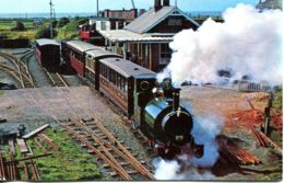 N°3905 R -cpa Tal Y Llyn Railway -Towyn Wharf Station - Gares - Avec Trains