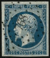 Oblit. N°15 25c Bleu, Pièce De Luxe - TB - 1853-1860 Napoléon III.