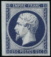 ** N°15c 25c Bleu, Réimp - TB - 1853-1860 Napoleon III