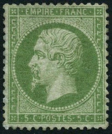 ** N°20 5c Vert - TB - 1862 Napoleon III