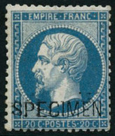 ** N°22d 20c Bleu - TB - 1862 Napoleon III