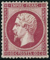 * N°24 80c Rose - TB - 1862 Napoleon III