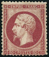 * N°24 80c Rose - TB - 1862 Napoleon III