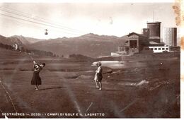 SESTRIERE GOLF CARTE PHOTO LAGHETTO TORINO SPORT - Golf