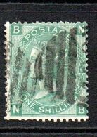 GB Victoria Surface Printed One Shilling Green Good Used Crease Pulled Perfs - Non Classificati