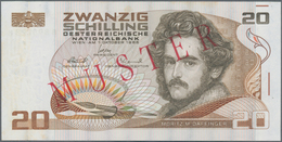 Austria / Österreich: Österreichische Nationalbank 20 Schilling 1986 SPECIMEN, P.148s With Red Overp - Austria