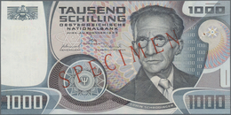 Austria / Österreich: Österreichische Nationalbank 1000 Schilling 1983 SPECIMEN, P.152s With Red Ove - Austria