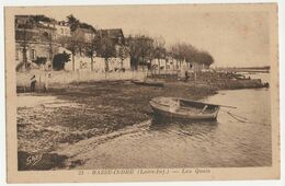 Basse-Indre (Loire-Atlantique - 44) - Les Quais. Carte Postale NB. Editions Gaby, Artaud Père & Fils, Nantes - Basse-Indre